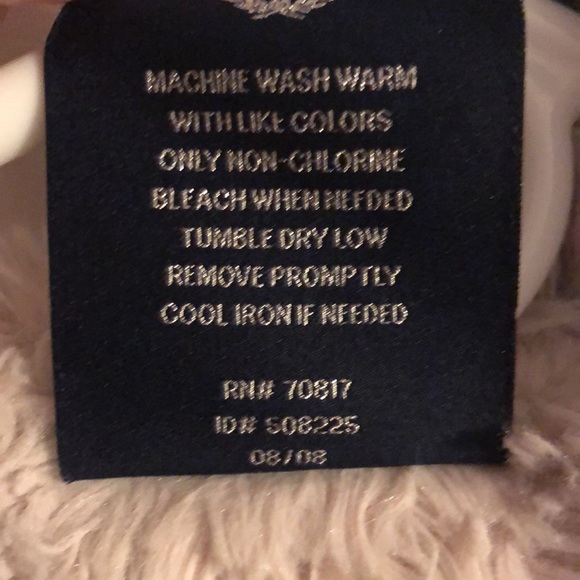 VS PINK 1986 peacoat teddybear lined jacket size small - Picture 9 of 10